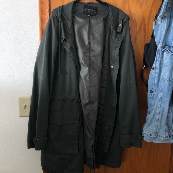 Khaki Green Anorak Jacket - Picture 1 of 3